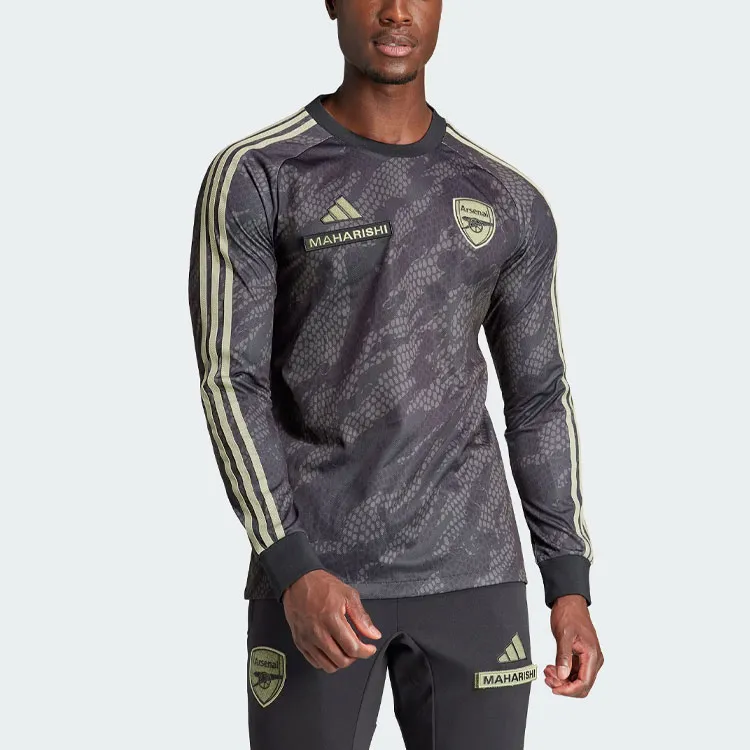 Adidas x Maharishi Soccer Jerseys Men's Black-2