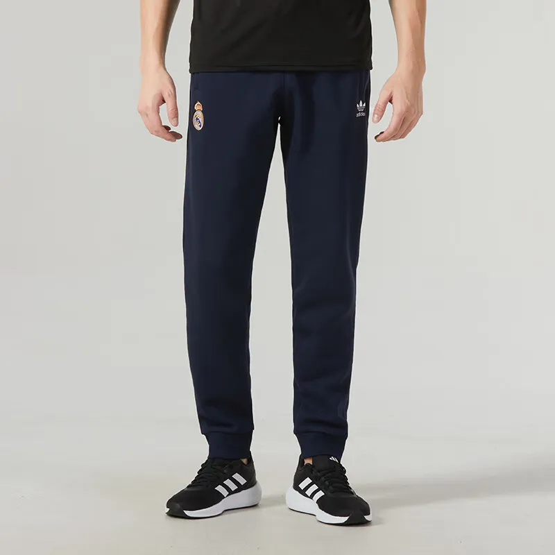 Adidas Originals Knitted Sweatpants Men Dark Blue-2