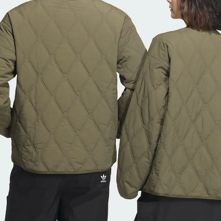 Adidas Originals Puffer Jacket Unisex Strata Olive Green-4