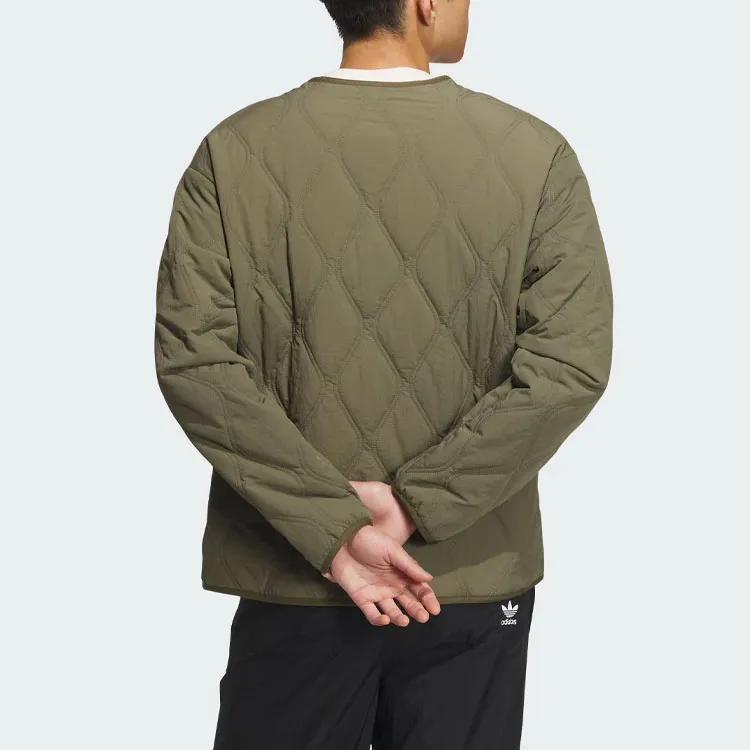 Adidas Originals Puffer Jacket Unisex Strata Olive Green-6