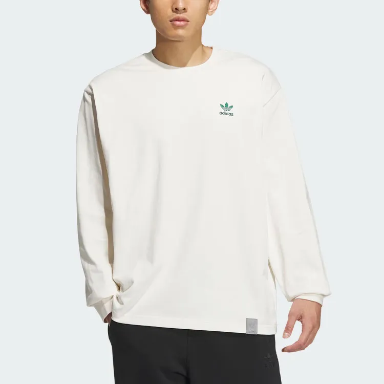 Adidas Originals Drop Shoulder Sleeve T Shirt Unisex Pink White-3