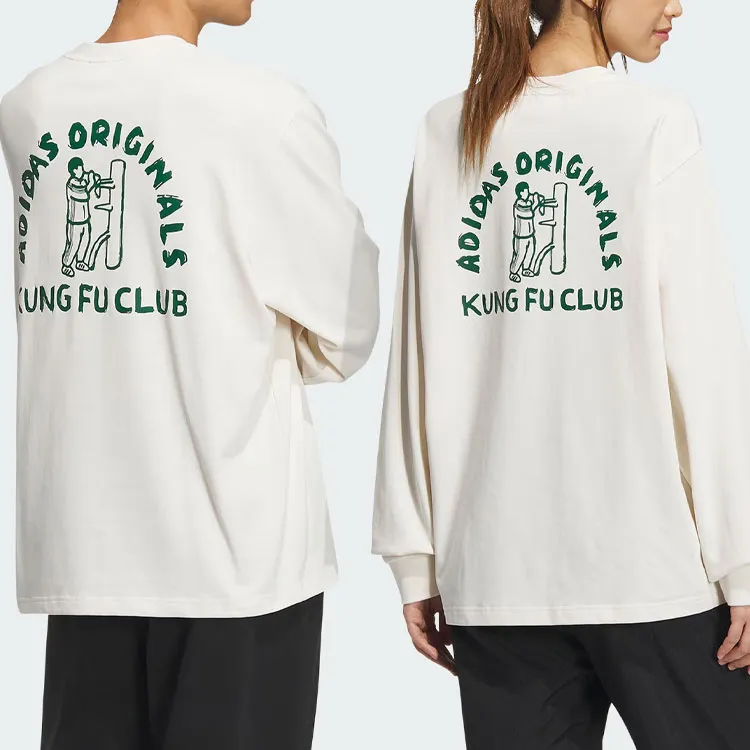Adidas Originals Drop Shoulder Sleeve T Shirt Unisex Pink White-1