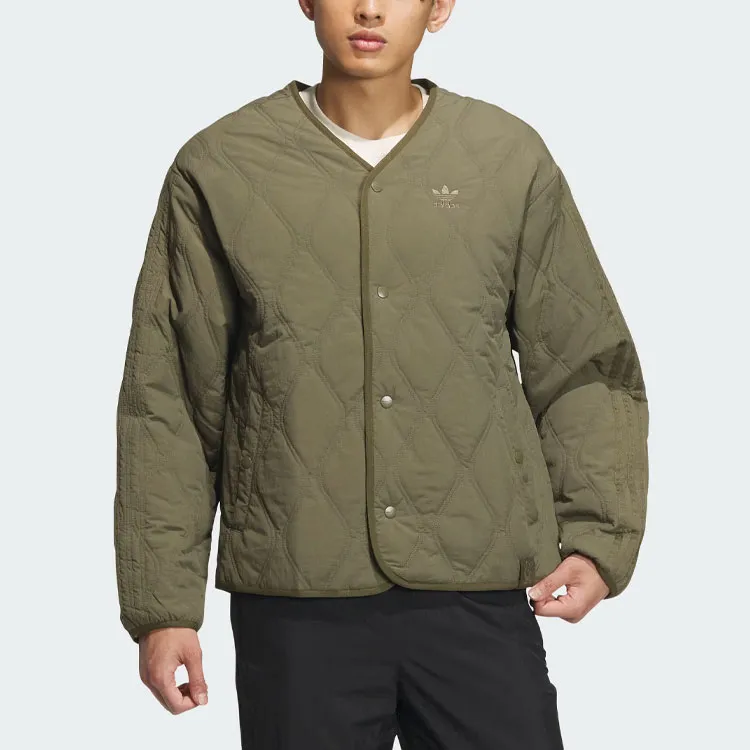 Adidas Originals Puffer Jacket Unisex Strata Olive Green-3