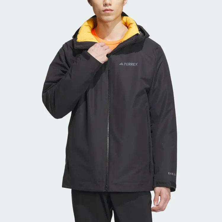 Adidas Waterproof, Windproof, And Breathable Windbreaker Jacket Men's Black-3
