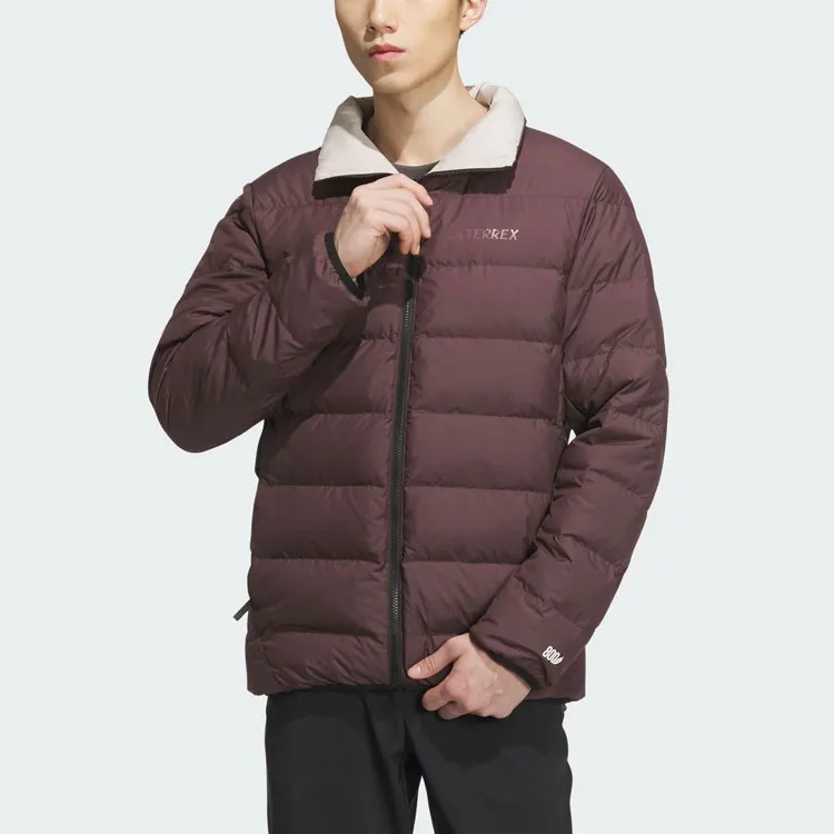 Adidas Waterproof And Windproof Windbreaker Jacket Men's Ecru-9
