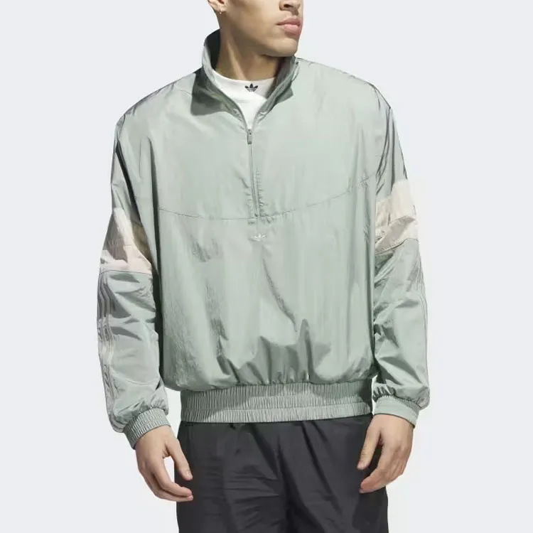 Adidas Originals Warm-Up Basketball Jacket Jackets Coats Men's Green-1