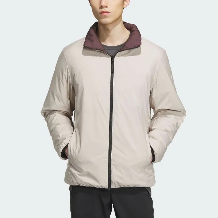 Adidas Waterproof And Windproof Windbreaker Jacket Men's Ecru-6