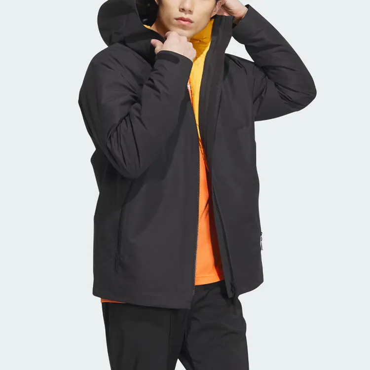 Adidas Waterproof, Windproof, And Breathable Windbreaker Jacket Men's Black-5