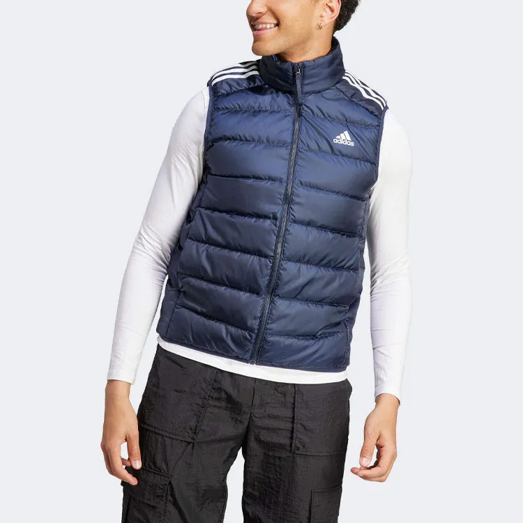 Adidas Free Shipping With AdiClub Essentials 3 Stripes Light Down Vest-1