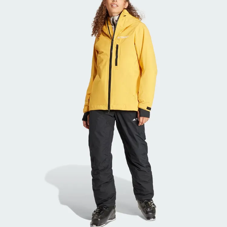 Adidas Terre FW23 Ski Top Women's Apricot Yellow-5