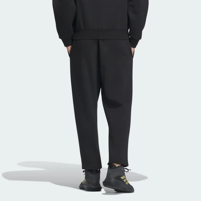 Adidas Basketball Legends Pants Knitted Sports Pants Men's Black-2