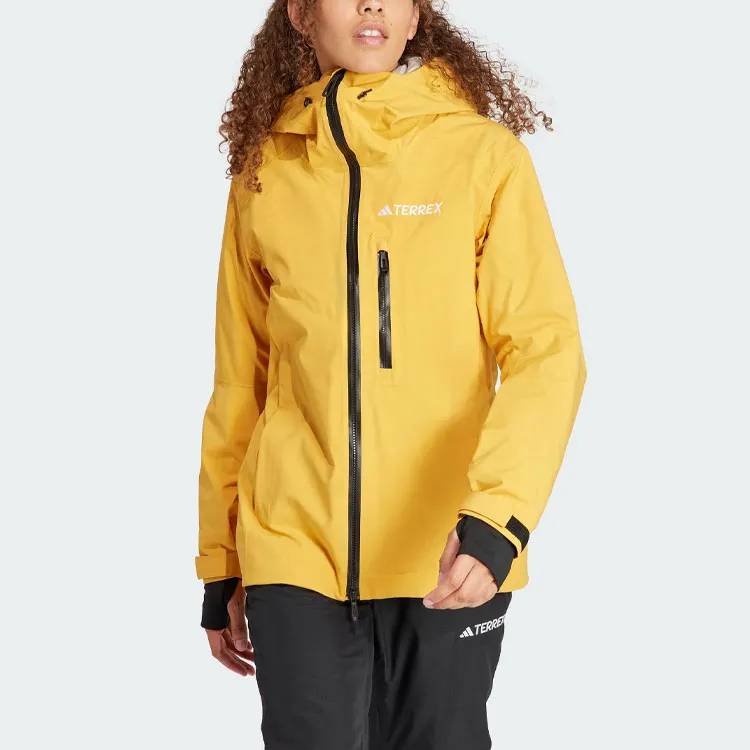 Adidas Terre FW23 Ski Top Women's Apricot Yellow-3