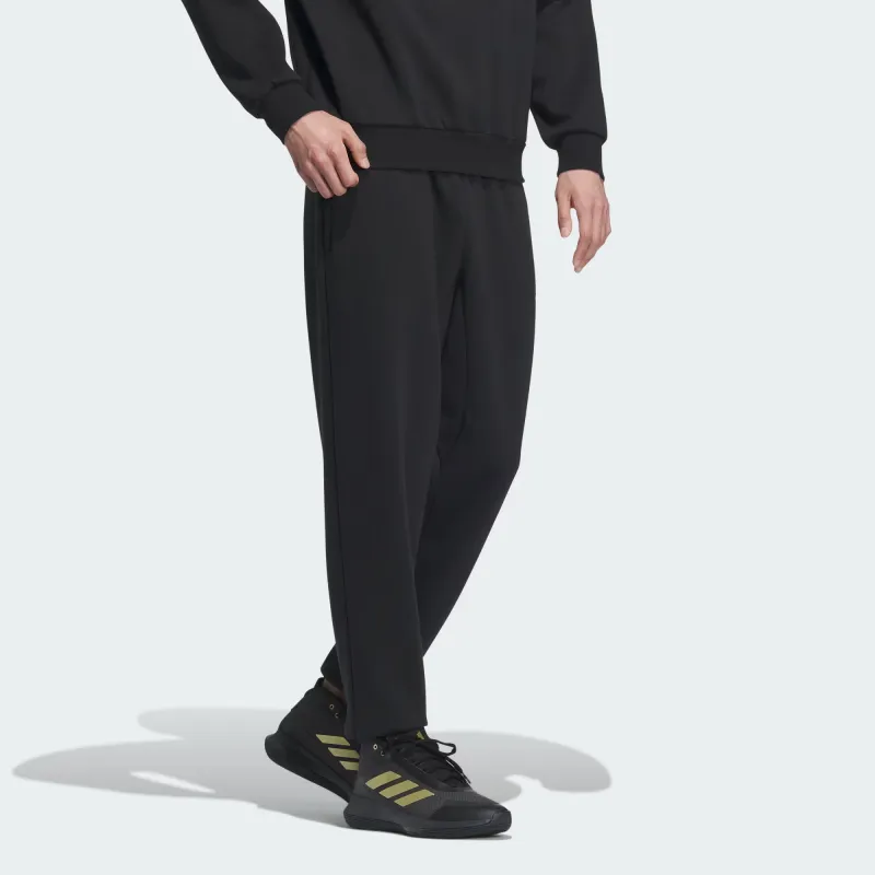 Adidas Basketball Legends Pants Knitted Sports Pants Men's Black-3