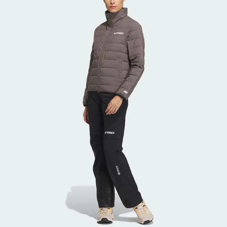 Adidas Water-Resistant Windproof And Rainproof Windbreaker Jacket Women's Pink-5