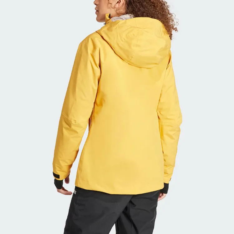 Adidas Terre FW23 Ski Top Women's Apricot Yellow-2