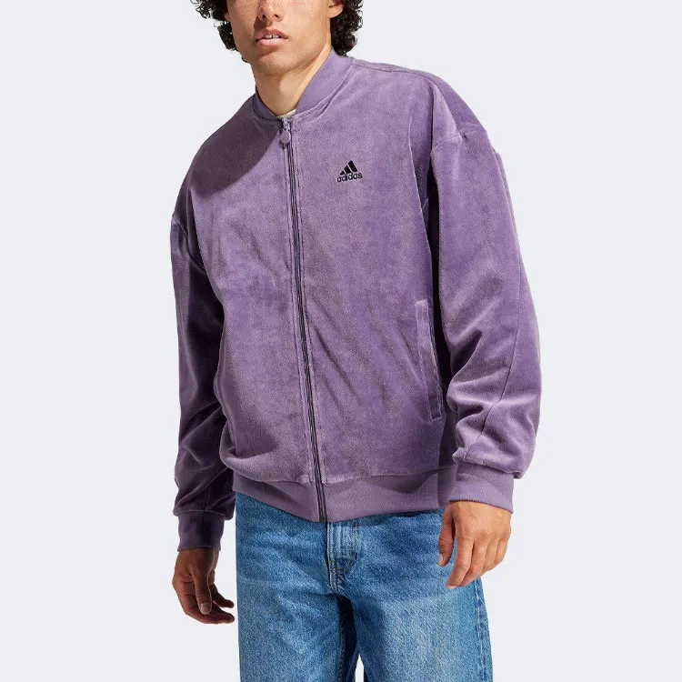 Adidas Embossed Reversible Jacket Jackets Coats Men's Purple-3