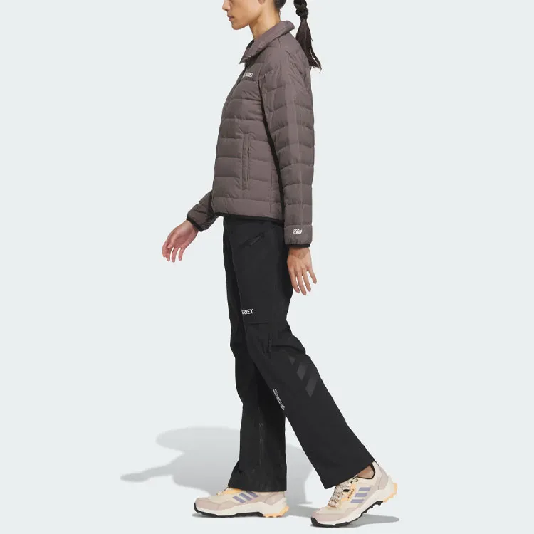 Adidas Water-Resistant Windproof And Rainproof Windbreaker Jacket Women's Pink-7