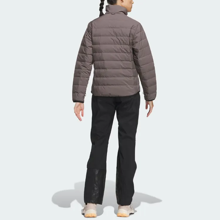 Adidas Water-Resistant Windproof And Rainproof Windbreaker Jacket Women's Pink-6