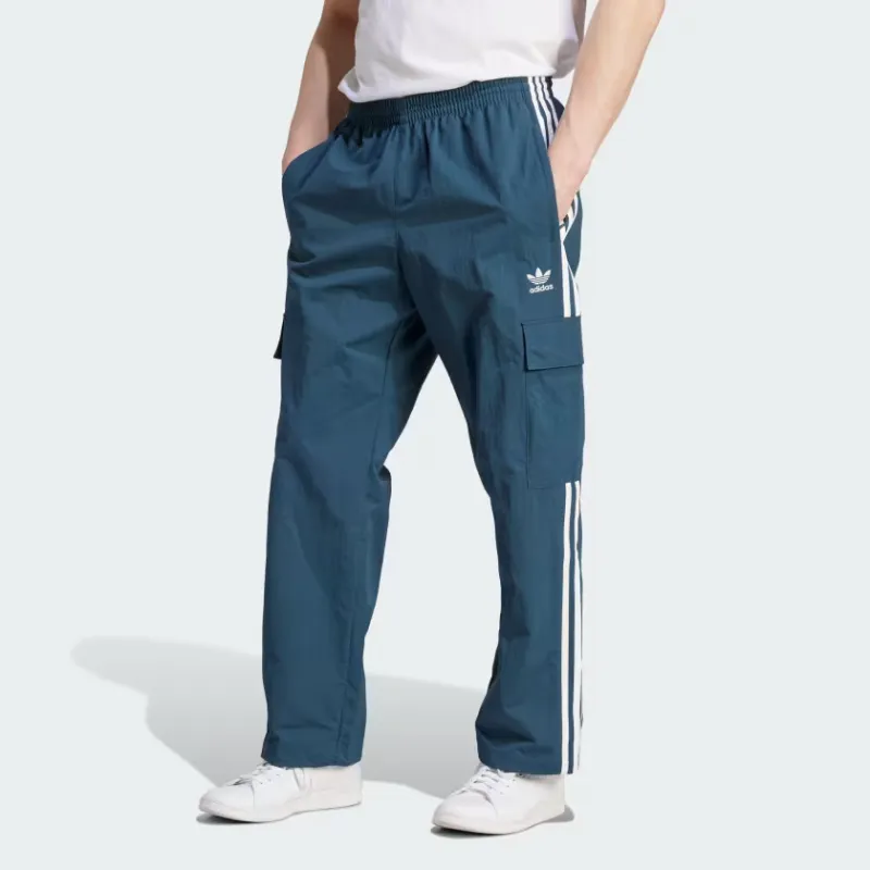 Adidas Originals ADICOLOR CLASSICS Adicolor Classics 3 stripes Cargo Pants Casual Pants Men's Night Blue-1
