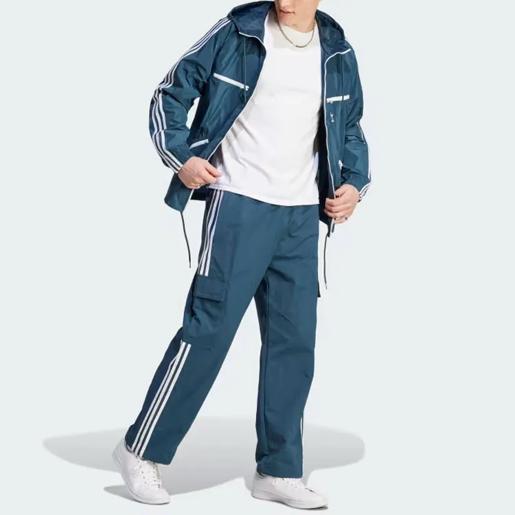 Adidas Originals ADICOLOR CLASSICS Adicolor Classics 3 stripes Cargo Pants Casual Pants Men's Night Blue-3