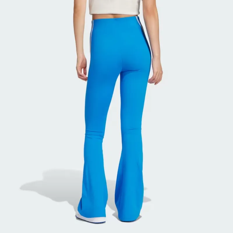 Adidas Originals Adilenium Flared Leggings Knitted Sports Pants Women's Blue-2