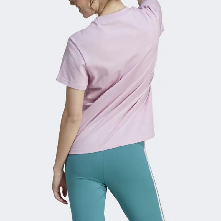 Adidas Floral Graphic Tee T-Shirt Women's Pink-2
