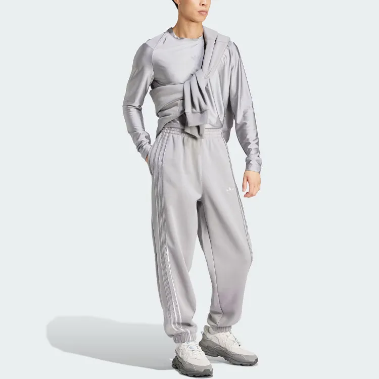 Adidas Originals Fashion Sweat Pants Knitted Sweatpants Men's Aluminum Gray-1