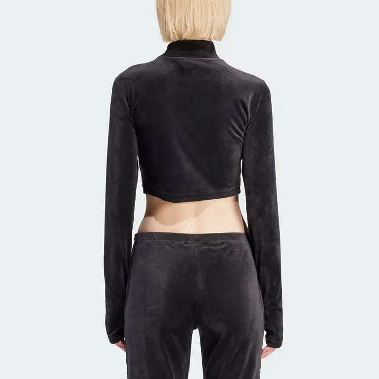 Adidas Originals Velvet Crop Top-3