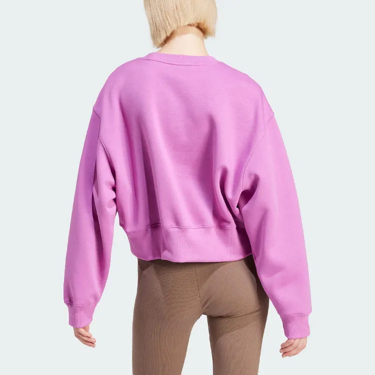 Adidas Originals Essential Adicolor Essentials Crew Sweatshirt Women's Half Pulse Light Purple-3