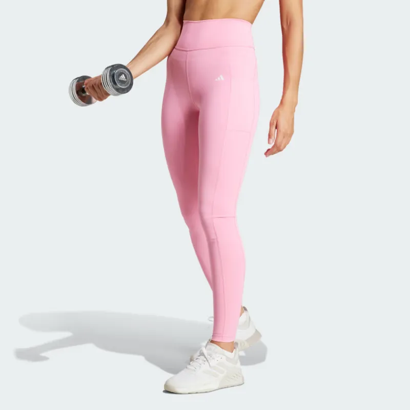 Adidas Opt St Hr 1/1 L Leggings Women's Pink-2