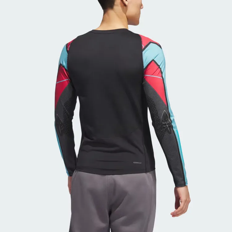 Adidas T Shirts Men Black Red-2