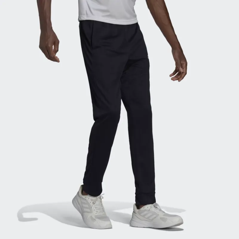 Adidas AEROREADY Aeroready Designed 2 Move Sport Joggers Knitted Sports Pants Men's Ink Blue-3