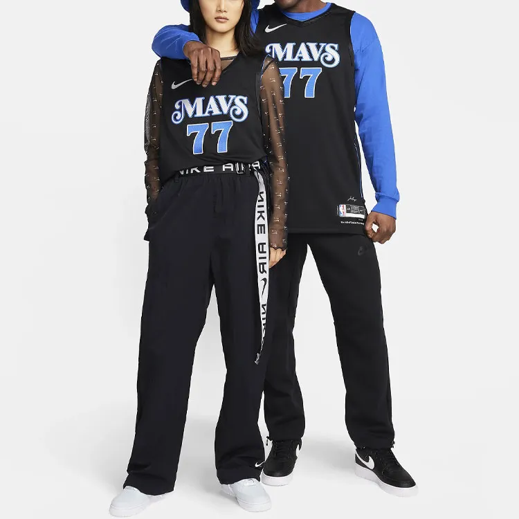 Nike Dri Fit Basketball Jersey AU Player Edition 2023/24 Dallas Mavericks, Dallas Mavericks Size 77 Unisex Black-3