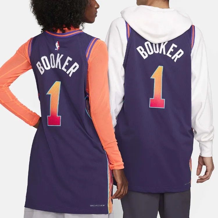 Nike Devin Booker Phoenix Suns 2023/24 City Edition Men's Nike Dri FIT Adv Nba Authentic Jersey-3