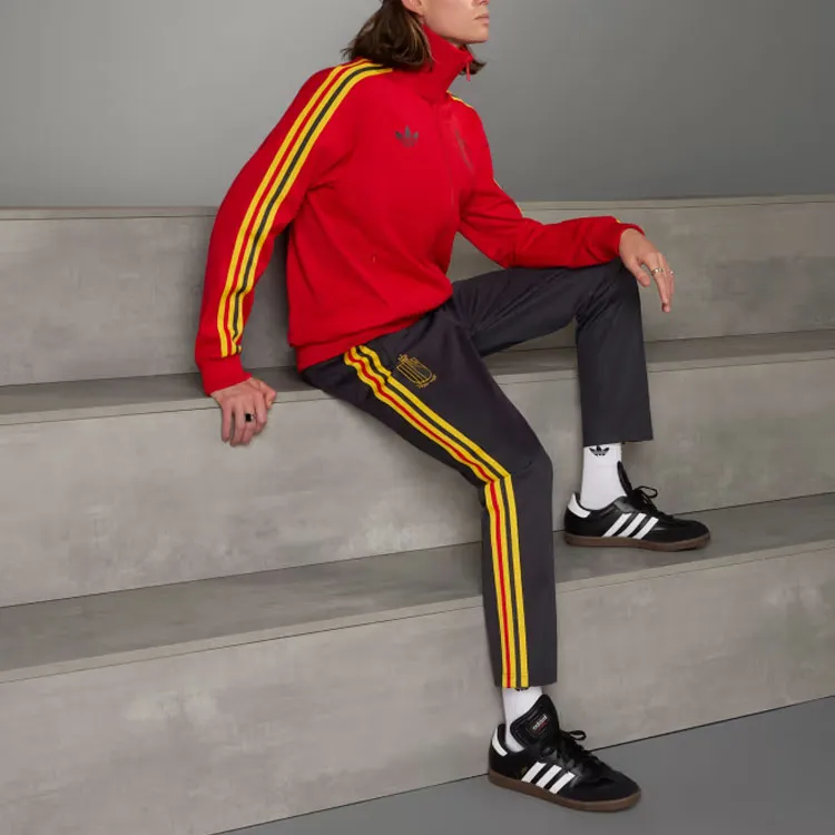 Adidas Originals BELGIUM BECKENBAUER TRACK Belgium Beckenbauer Track Top Jackets Coats Men's Red-3