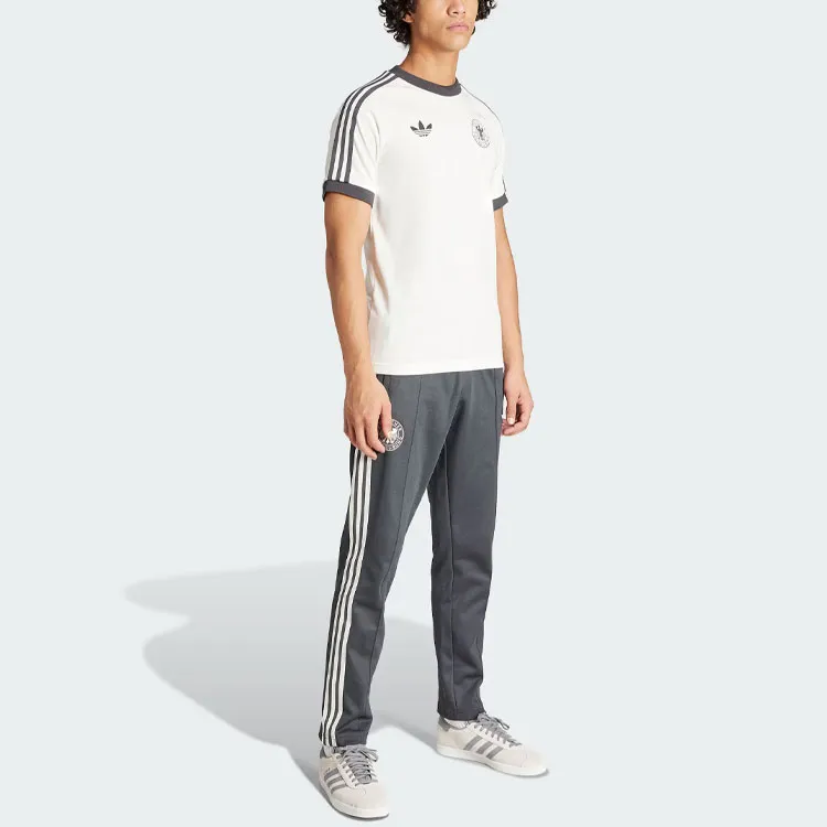 Adidas Originals Germany Beckenbauer Knitted Sweatpants Men's Graphite Black-3