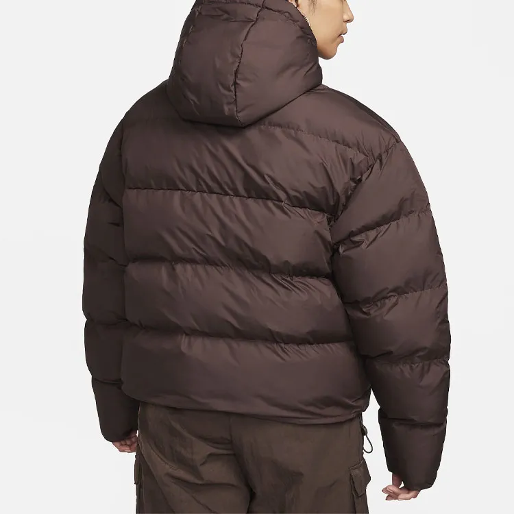 Nike Sportswear Metro Puffer Jackets Coats Women's Brown-2