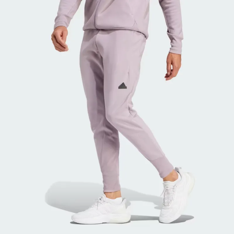 Adidas Z.N.E. Z.N.E. Winterized Tracksuit Bottoms Knitted Sports Pants Men's Light Purple-1