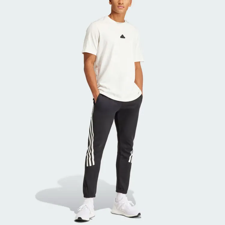 Adidas Future Icons Future Icons 3 Stripes Joggers Knitted Sweatpants Men's Black-3
