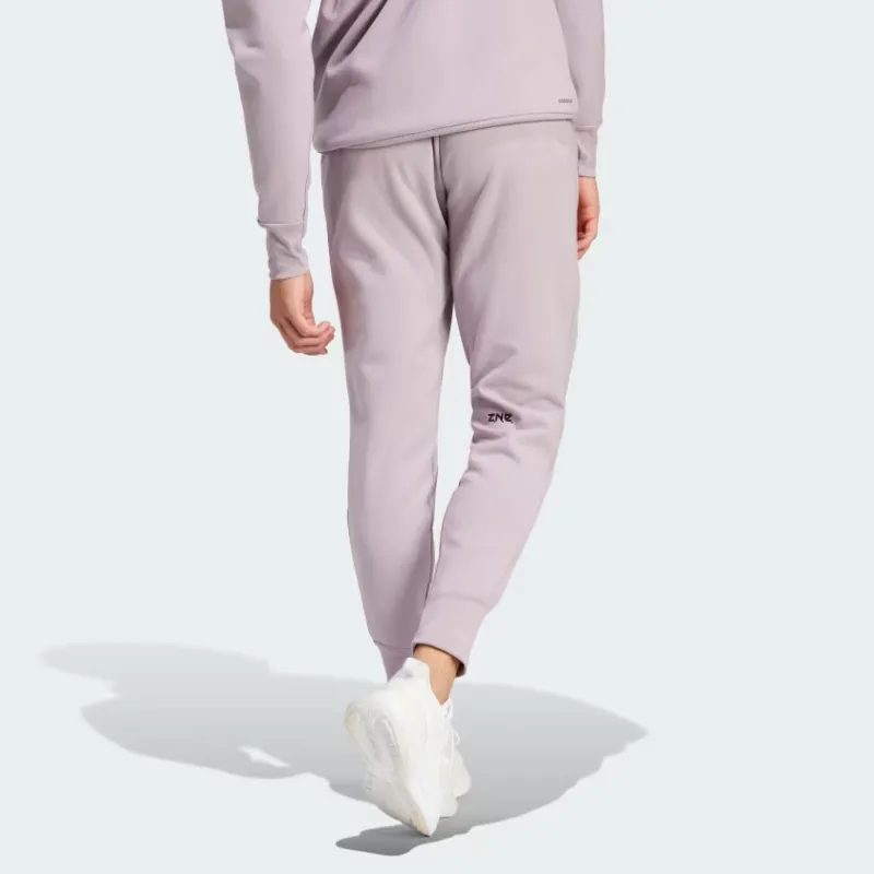 Adidas Z.N.E. Z.N.E. Winterized Tracksuit Bottoms Knitted Sports Pants Men's Light Purple-2