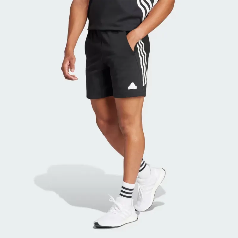 Adidas Future Icons 3 Stripes Shorts Casual Shorts Men's Black-1