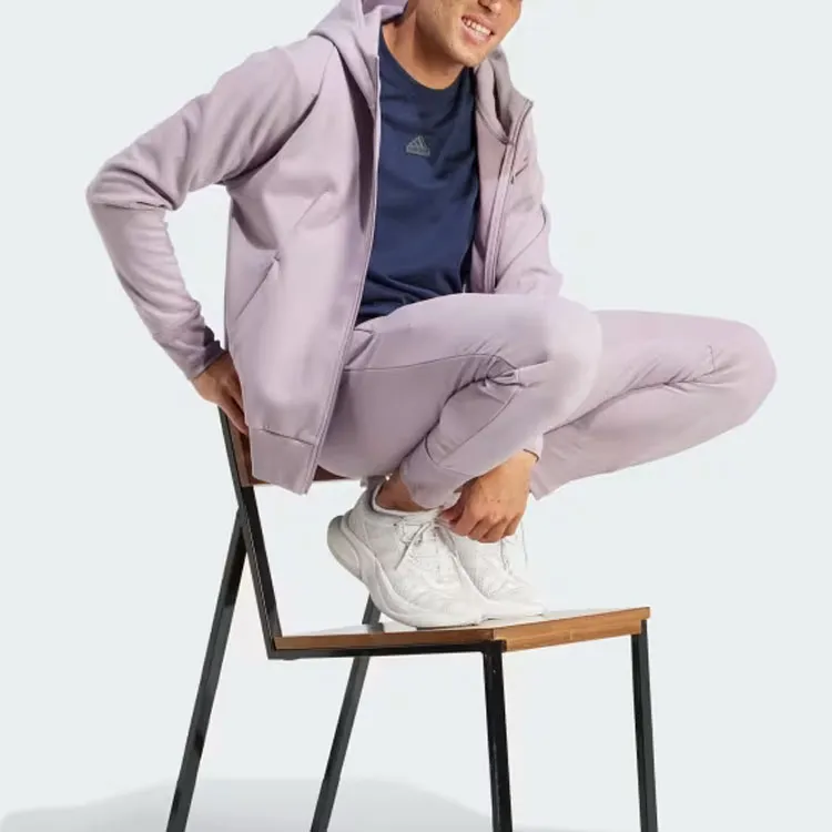 Adidas Z.N.E. Z.N.E. Winterized Full Zip Hooded Track Top Jackets & Coats Men's Light Purple-3
