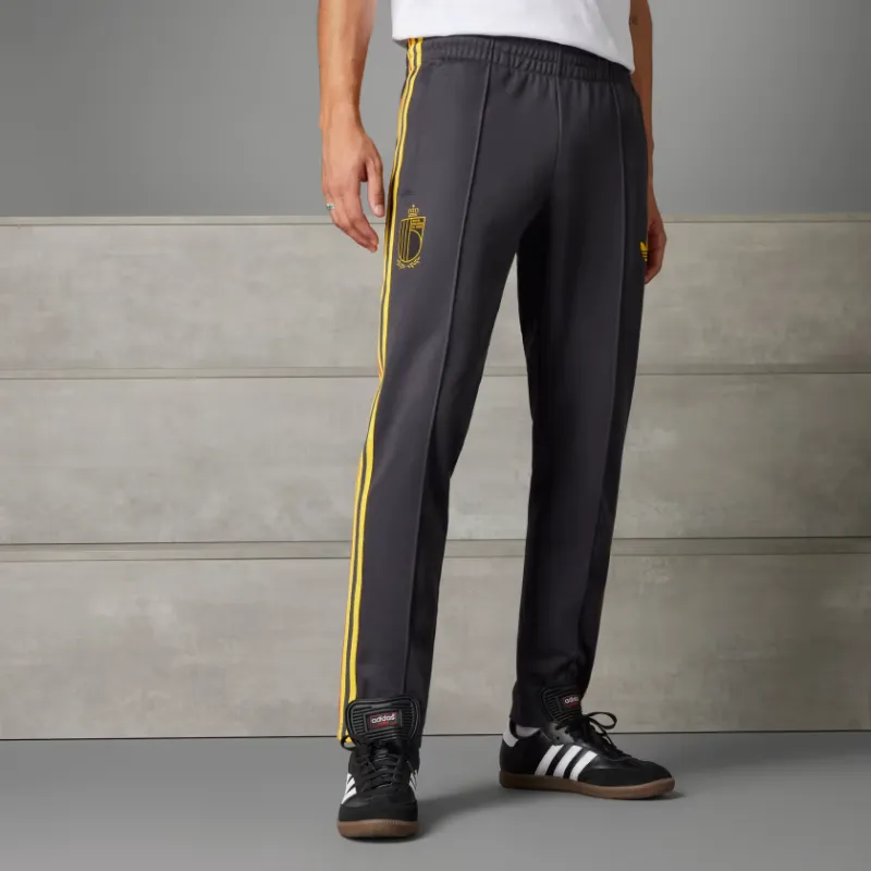 Adidas Originals Belgium Beckenbauer Tracksuit Bottoms Knitted Sports Pants Men's Black-1