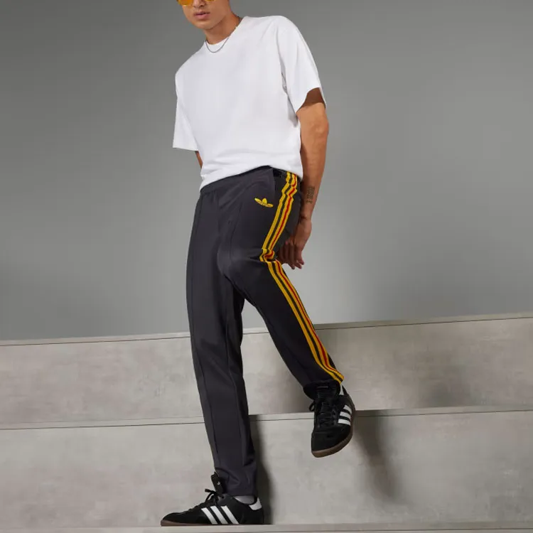 Adidas Originals Belgium Beckenbauer Tracksuit Bottoms Knitted Sports Pants Men's Black-3