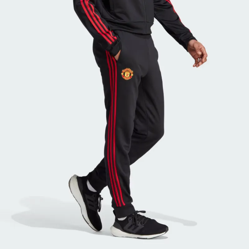 Adidas Manchester United Manchester United Dna Sweat Pants Knitted Sports Pants Men's Black-2