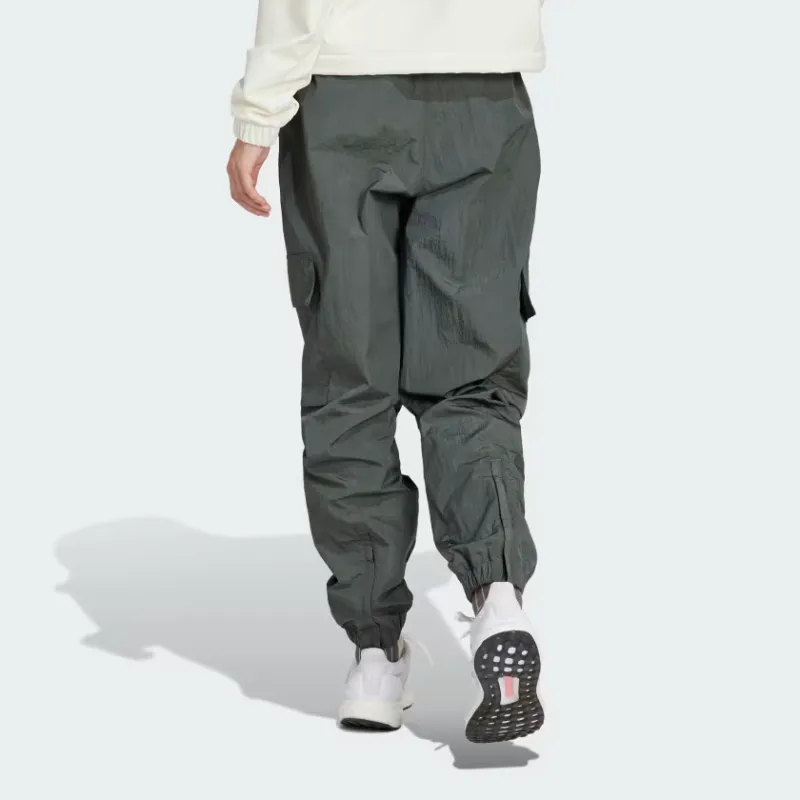 Adidas CITY ESCAPE City Escape Cargo Tracksuit Bottoms Sports Pants Women's Green Gray-2