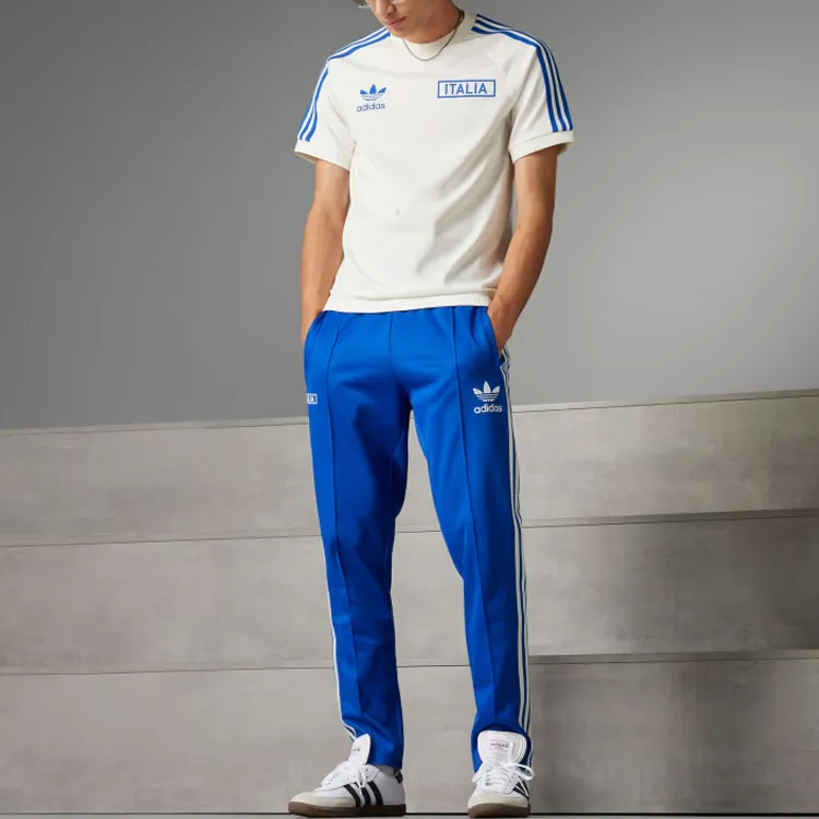 Adidas Originals T Shirt Men's Blue White-4
