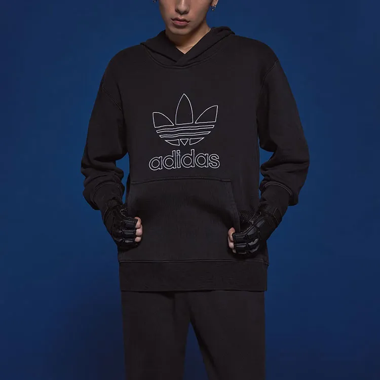 Adidas Originals Adicolor Outline Trefoil Hoodie-2