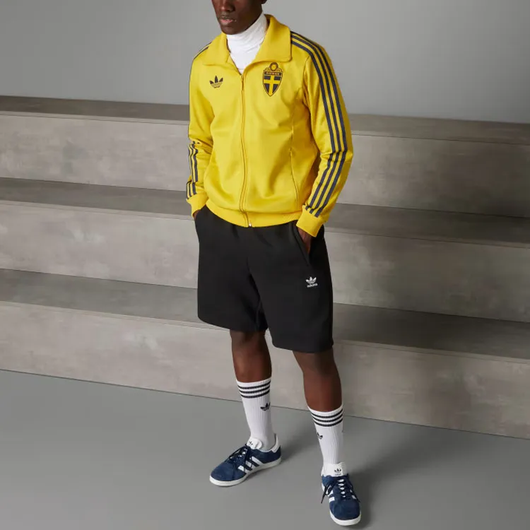 Adidas Originals Sweden Beckenbauer Track Top Jackets Coats Men's Yellow-4