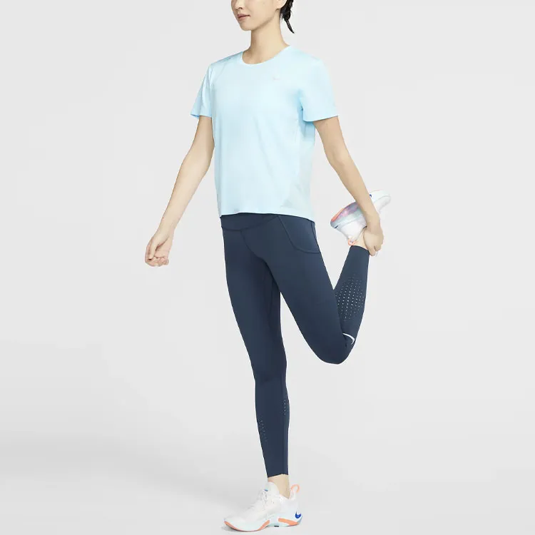 Nike Miler T Shirt Women's Blue-2